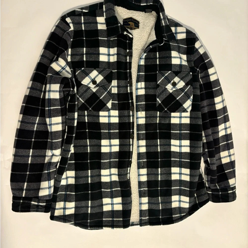 Sherpa lining men’s flannel XL - Picture 4 of 4